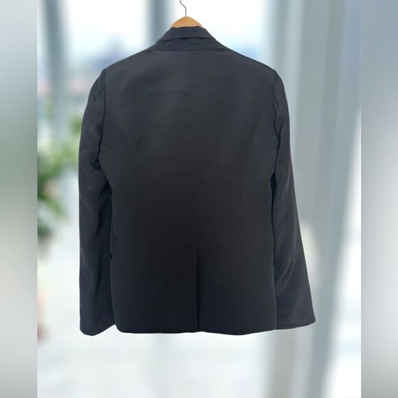 TRUTH AND PRIDE 100% Silk Shawl Lapel Blazer Cardigan Size S - Picture 5 of 16